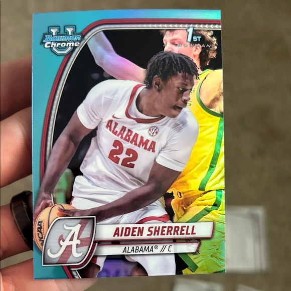 Alabama Men’s Basketball Lot purple waves, refractors numbered cards - Picture 5 of 7
